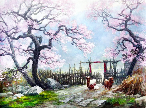 乡愁油画类