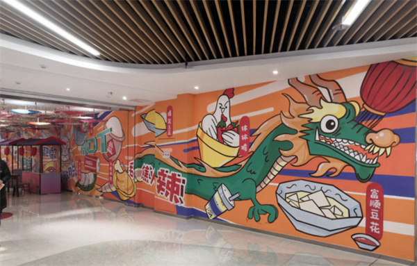 国潮类彩绘展示