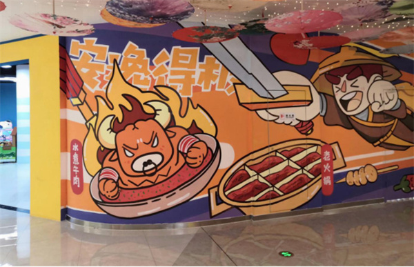 国潮类彩绘展示