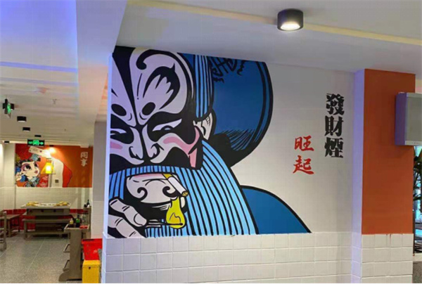 国潮类彩绘展示