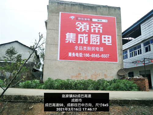 领帝厨电喷绘案例