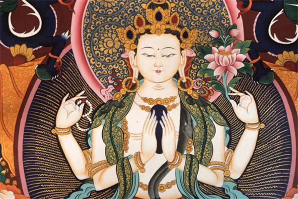 唐卡类彩绘展示