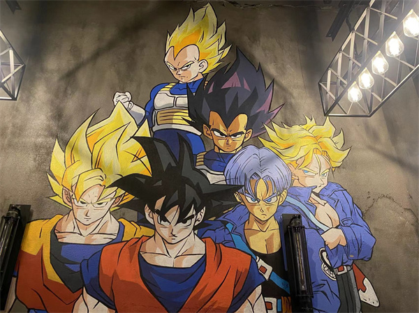 用火影忍者彩绘为餐厅增添热血氛围