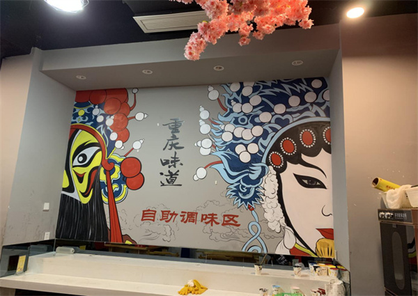 国潮类彩绘展示