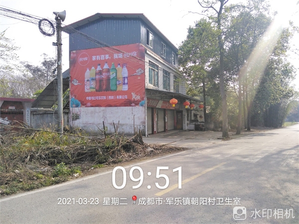 可口可乐喷绘案例